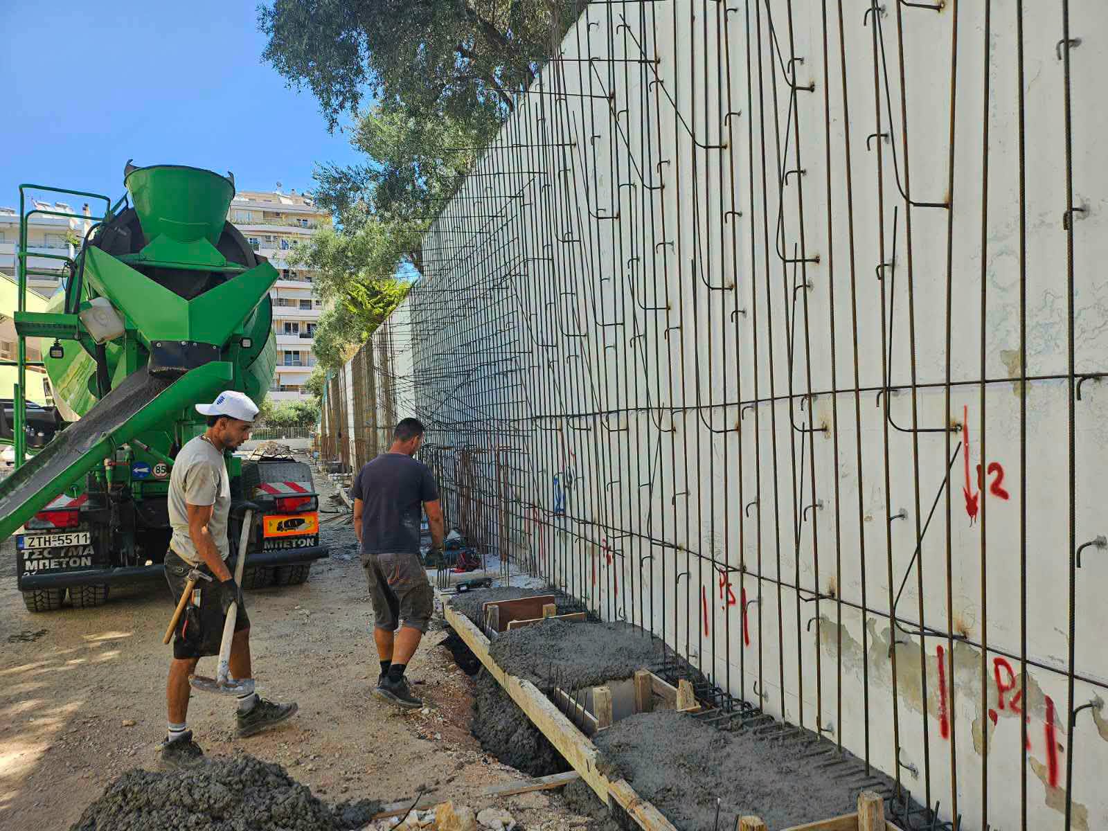 Προχωρούν οι εργασίες στατικής ενίσχυσης στο προαύλιο του 3ου Δημοτικού Σχολείου Ζωγράφου